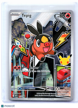 2026 Pokemon—Tepig #050 Mega Evolution Promo—Black Star Promo Holo