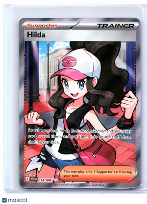 2025 Pokemon—Hilda #164/086 White Flare—Ultra Rare Holo