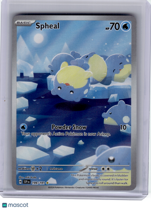 2024 Pokemon—Spheal #199 Surging Sparks—Illustration Rare Holo