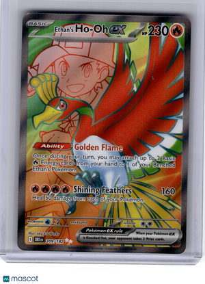 2025 Pokemon—Ethan's Ho-Oh EX #209 Destined Rivals—Ultra Rare Holo