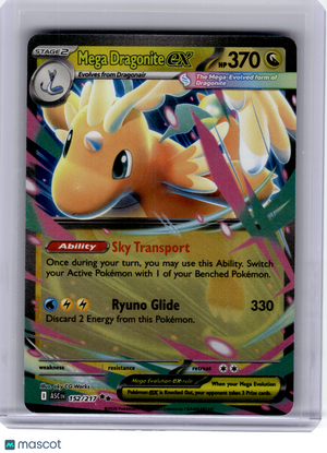 2026 Pokemon—Mega Dragonite EX #152 Ascended Heroes—Double Rare Holo