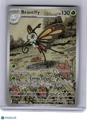 2026 Pokemon—Beautifly #219 Ascended Heroes—Illustration Rare Holo