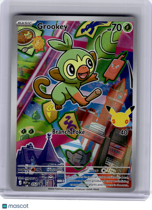 2026 Pokemon—Grookey #052 Mega Evolution—Black Star Promo Holo