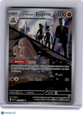 2026 Pokemon—Team Rocket's Dugtrio #239 Ascended Heroes—Illustration Rare Holo