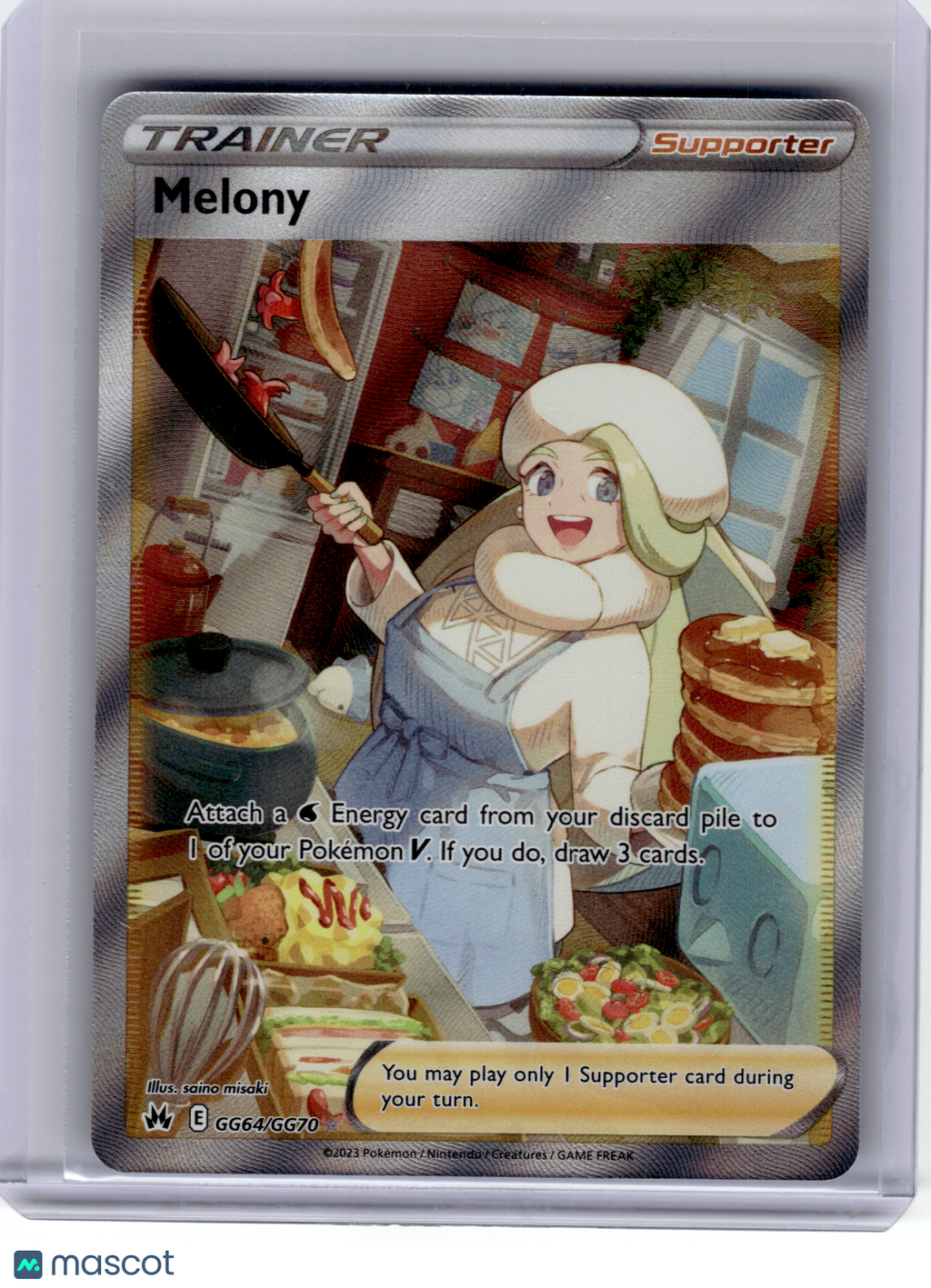 2023 Pokemon—Melony #GG64 Crown Zenith: Galarian Gallery—Ultra Rare Holo