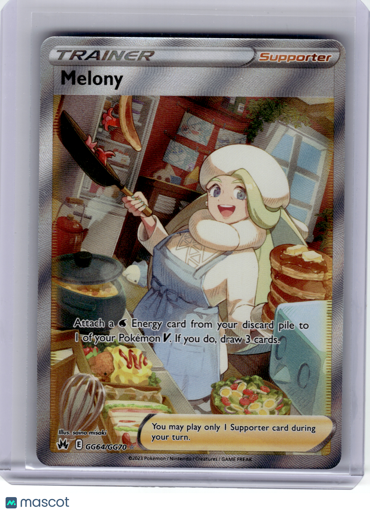2023 Pokemon—Melony #GG64 Crown Zenith: Galarian Gallery—Ultra Rare Holo