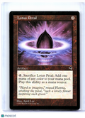1997 Magic: The Gathering—Lotus Petal #294 Tempest—Common Nonfoil