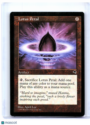 1997 Magic: The Gathering—Lotus Petal #294 Tempest—Common Nonfoil