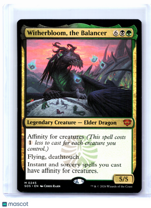 2026 MTG—Witherbloom, the Balancer #0245 Secrets of Strixhaven—Mythic Nonfoil