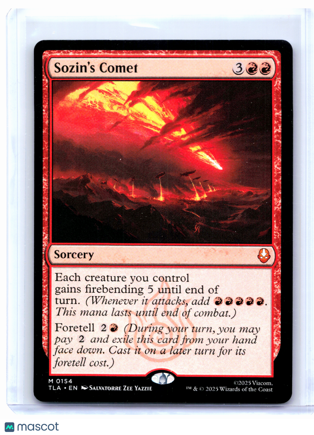 2025 Magic: TG—Sozin's Comet #0154 Avatar: The Last Airbender—Mythic Nonfoil