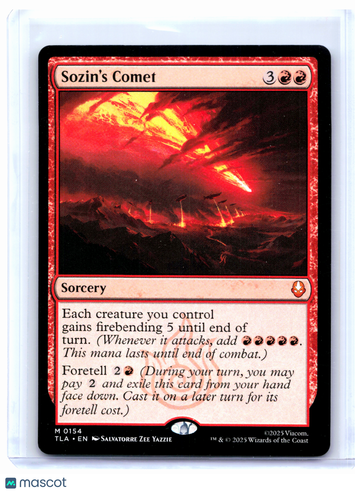 2025 Magic: TG—Sozin's Comet #0154 Avatar: The Last Airbender—Mythic Nonfoil