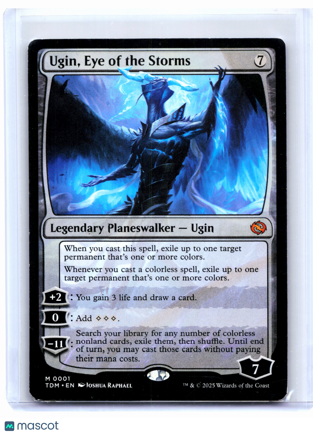 2025 Magic: TG—Ugin, Eye of the Storms #0001 Tarkir: Dragonstorm—Mythic Nonfoil