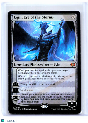 2025 Magic: TG—Ugin, Eye of the Storms #0001 Tarkir: Dragonstorm—Mythic Nonfoil