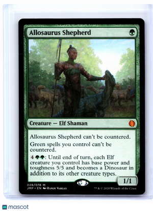 2020 Magic: The Gathering—Allosaurus Shepherd #028 Jumpstart—Mythic Nonfoil
