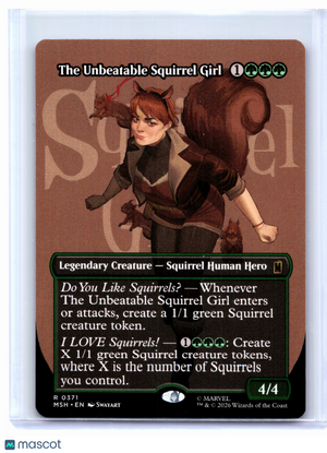 2026 Magic: TG—The Unbeatable Squirrel Girl (Borderless) #0371 MSH—Rare Nonfoil