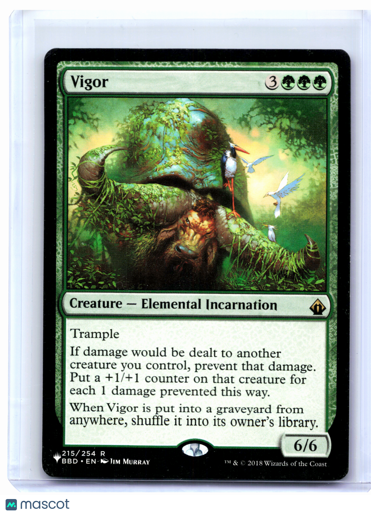 2020 Magic: The Gathering—Vigor #215 The List Reprints—Rare Nonfoil