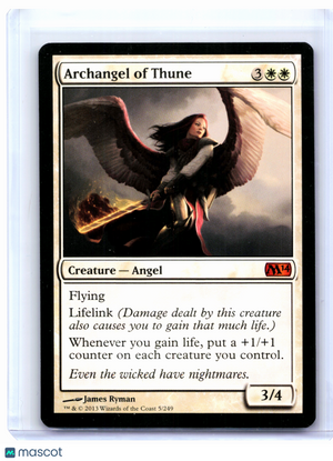 2013 Magic: The Gathering—Archangel of Thune #5 Magic 2014—Mythic Nonfoil