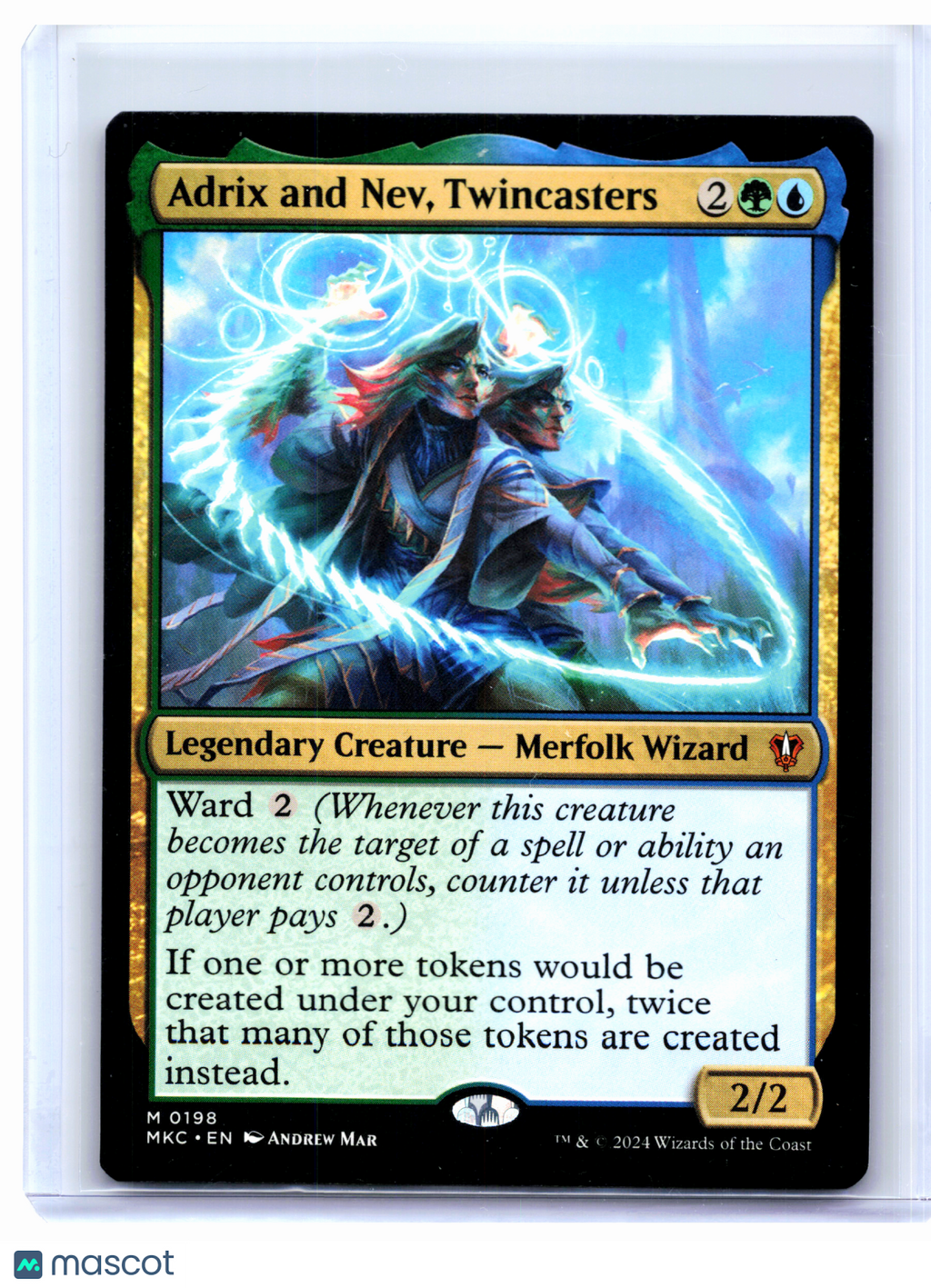 2024 Magic: TG—Adrix and Nev, Twincasters #0198 MKC—Mythic Nonfoil [LP]