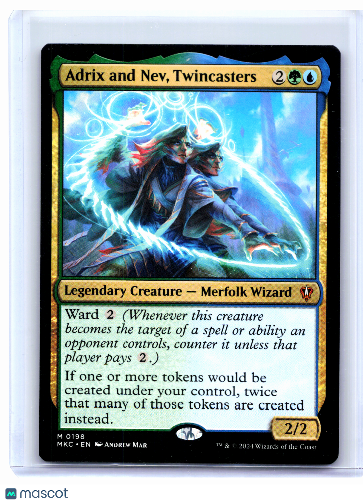 2024 Magic: TG—Adrix and Nev, Twincasters #0198 MKC—Mythic Nonfoil [LP]