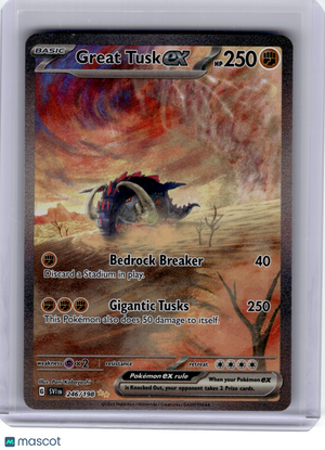 2023 Pokemon—Great Tusk EX #246 Scarlet & Violet—SIR Holo [Lightly Played]