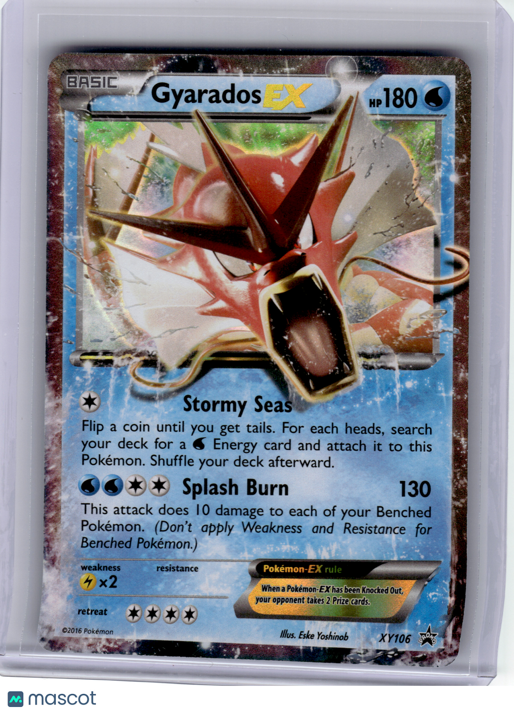 2016 Pokemon—Gyarados EX #XY106 XY—Black Star Promo Holo [Lightly Played]