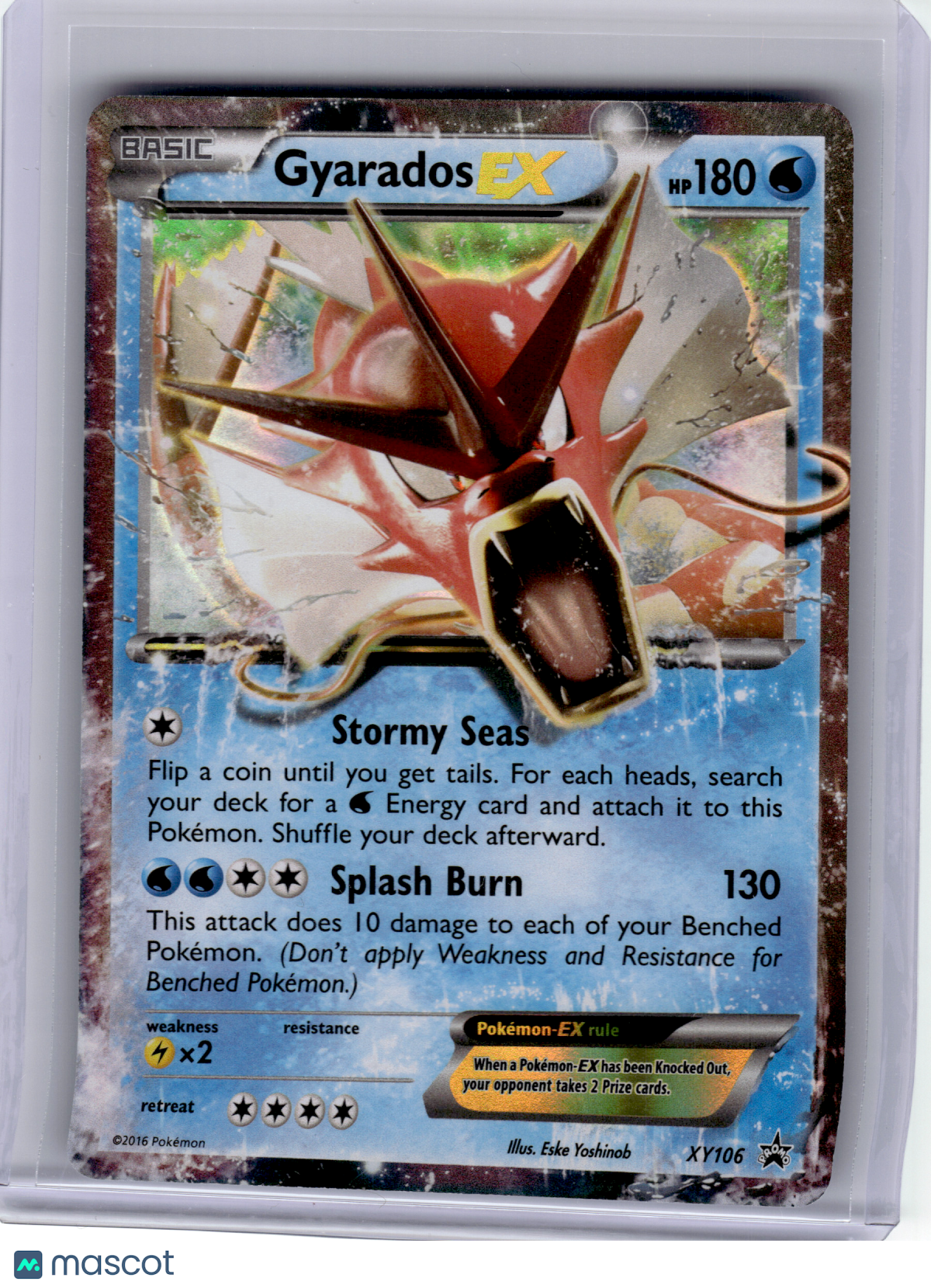 2016 Pokemon—Gyarados EX #XY106 XY—Black Star Promo Holo [Lightly Played]