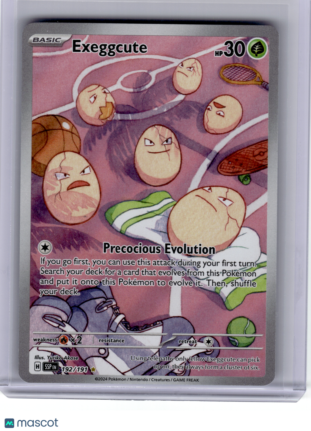 2024 Pokemon—Exeggcute #192 Surging Sparks—Illustration Rare [Lightly Played]