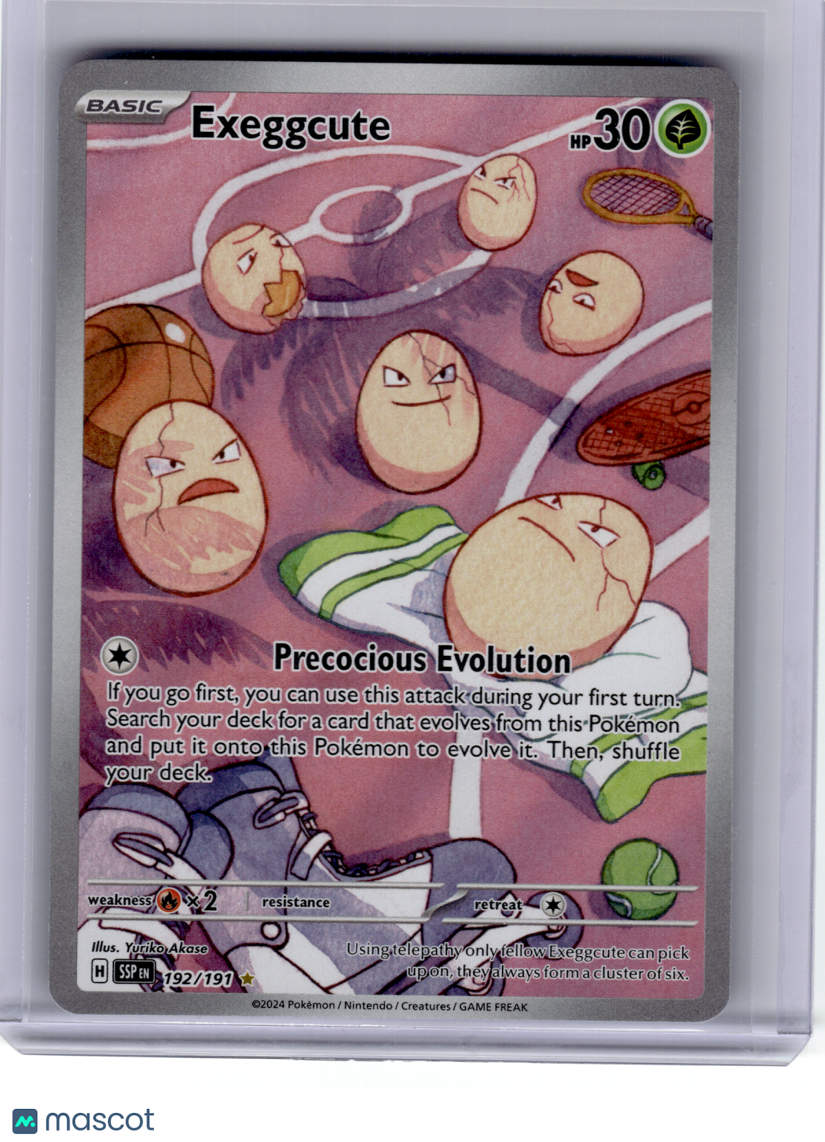 2024 Pokemon—Exeggcute #192 Surging Sparks—Illustration Rare [Lightly Played]