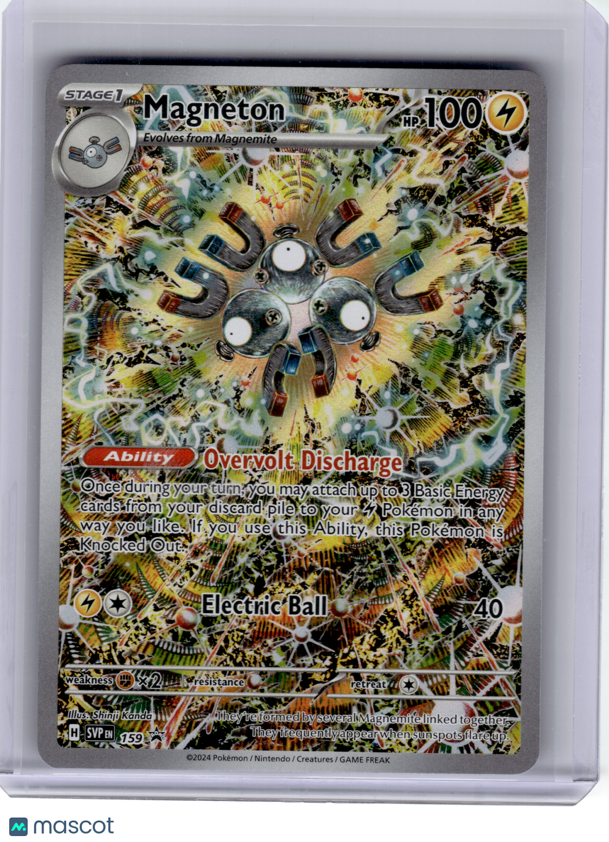 2024 Pokemon—Magneton #159 Scarlet & Violet—Black Star Promo [Lightly Played]