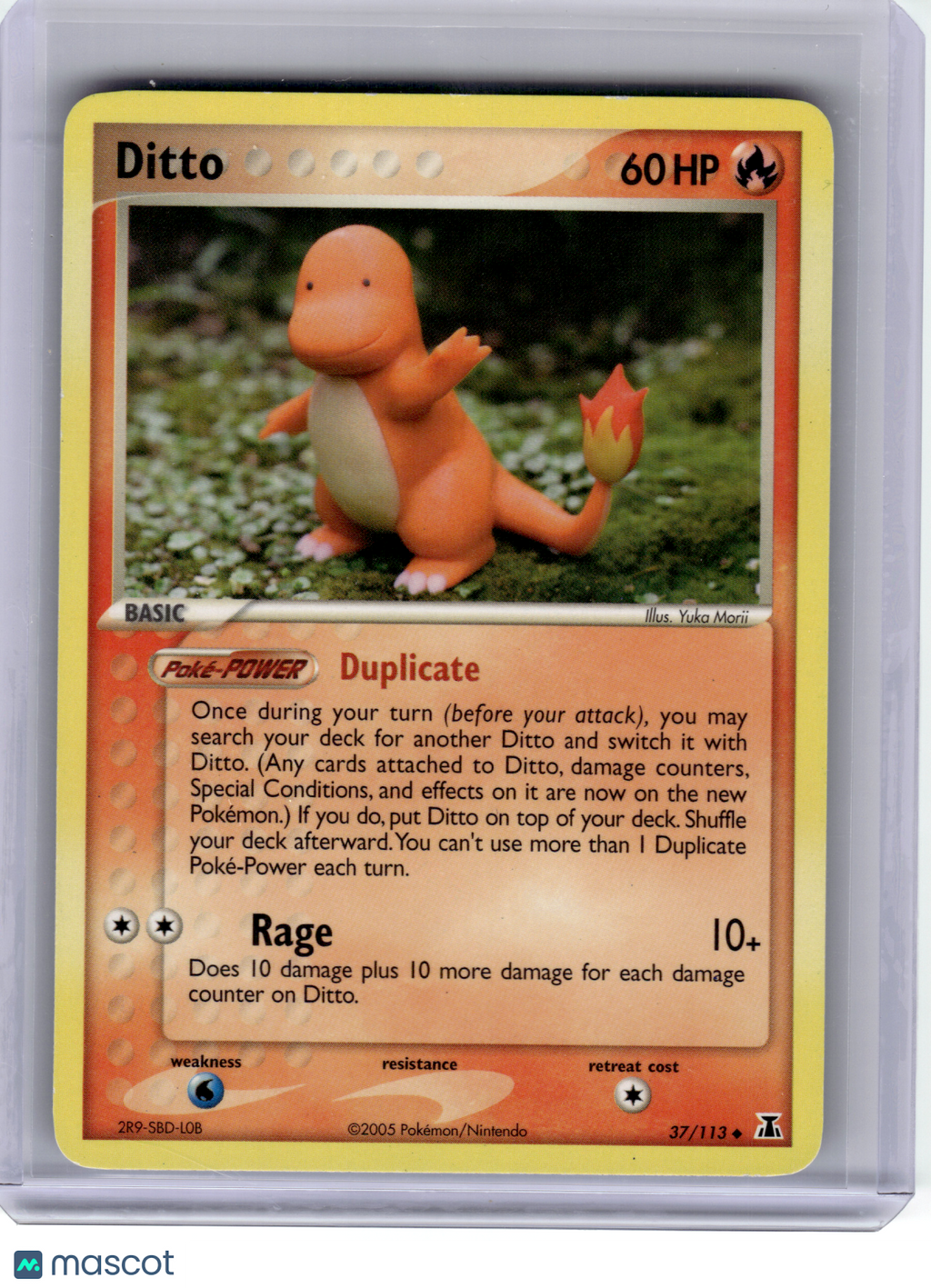 2005 Pokemon—Ditto #37 EX Delta Species—Uncommon Non-Holo [Lightly Played]