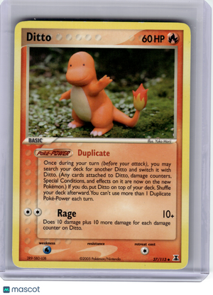 2005 Pokemon—Ditto #37 EX Delta Species—Uncommon Non-Holo [Lightly Played]