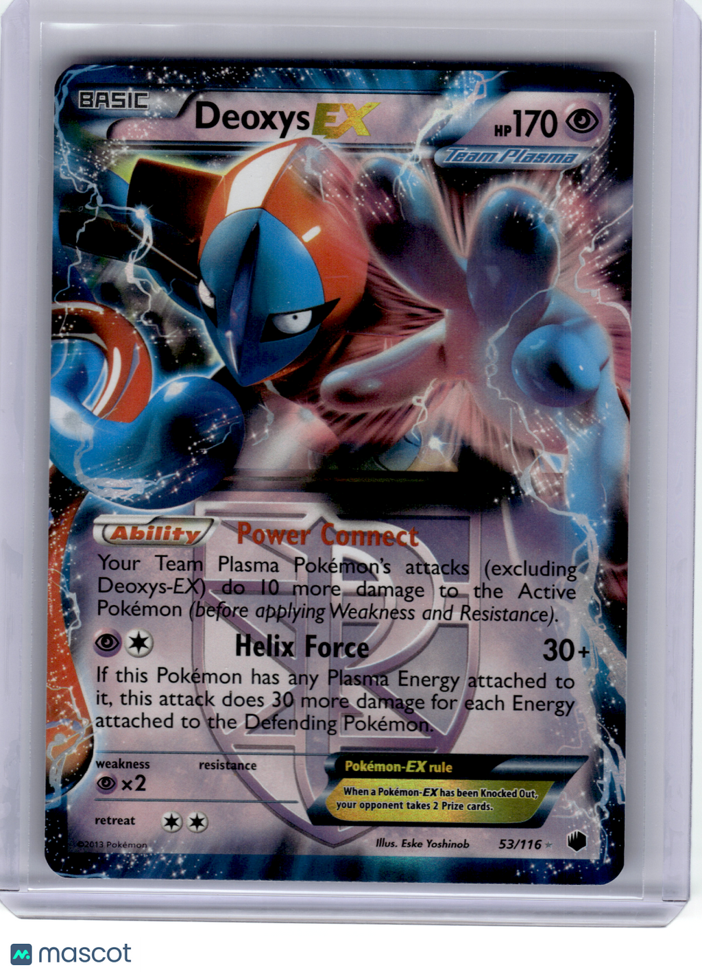 2013 Pokemon—Deoxys EX #53 Plasma Freeze—Rare Holo [Lightly Played]