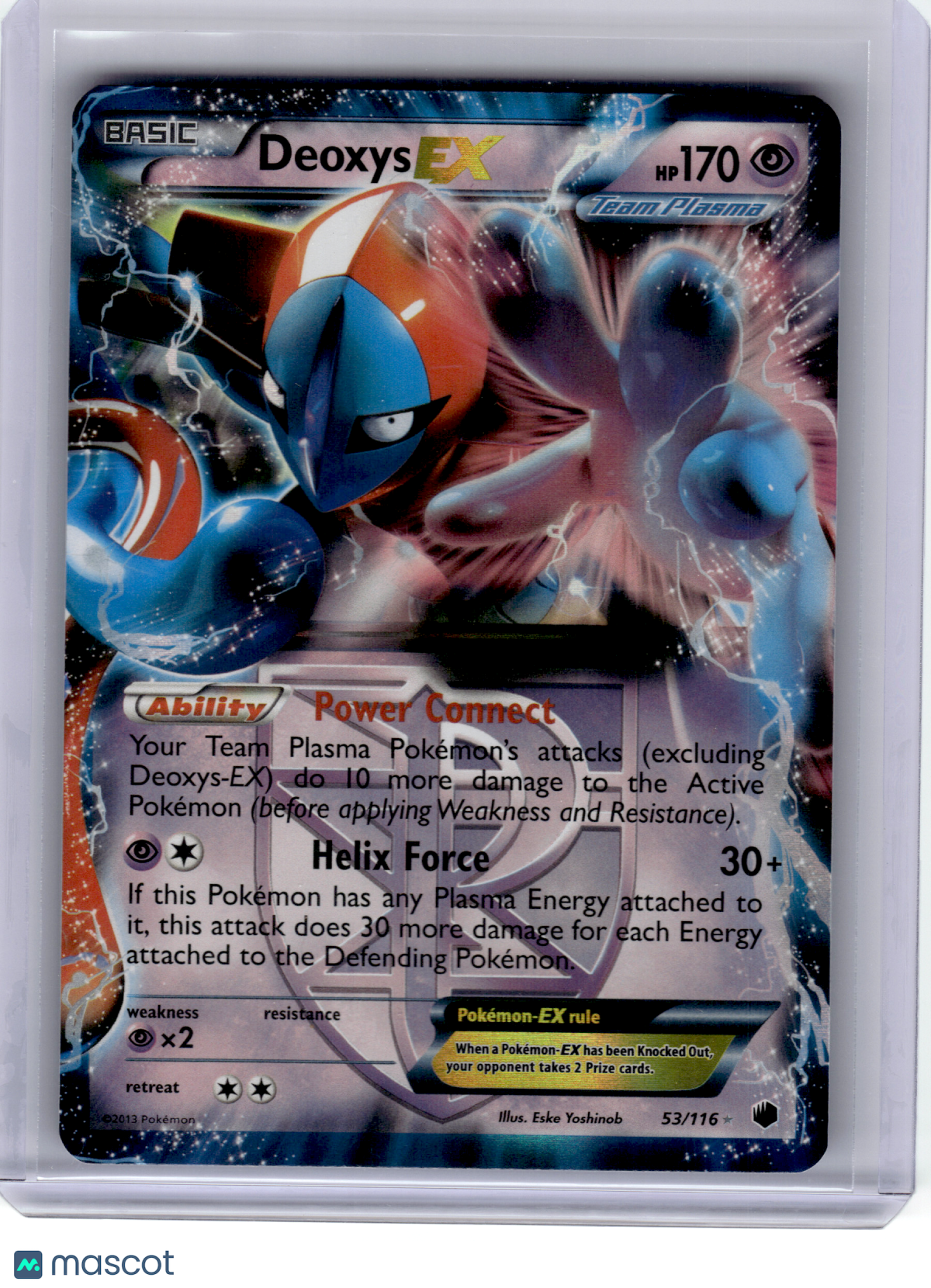 2013 Pokemon—Deoxys EX #53 Plasma Freeze—Rare Holo [Lightly Played]