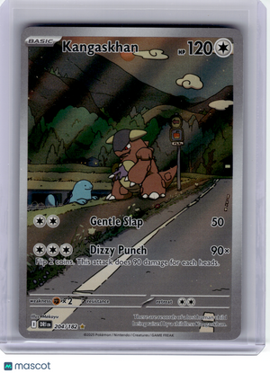 2025 Pokemon—Kangaskhan #204 Destined Rivals—Illustration Rare Holo