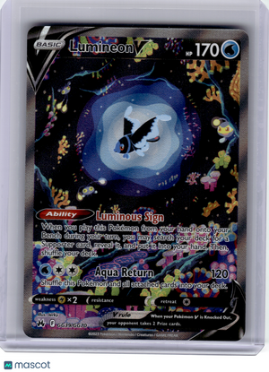 2023 Pokemon—Lumineon V #GG39 Crown Zenith: Galarian Gallery—Ultra Rare Holo