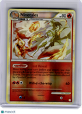 2010 Pokemon—Ninetales #7 HeartGold & SoulSilver—Rare Reverse Holo [MP]