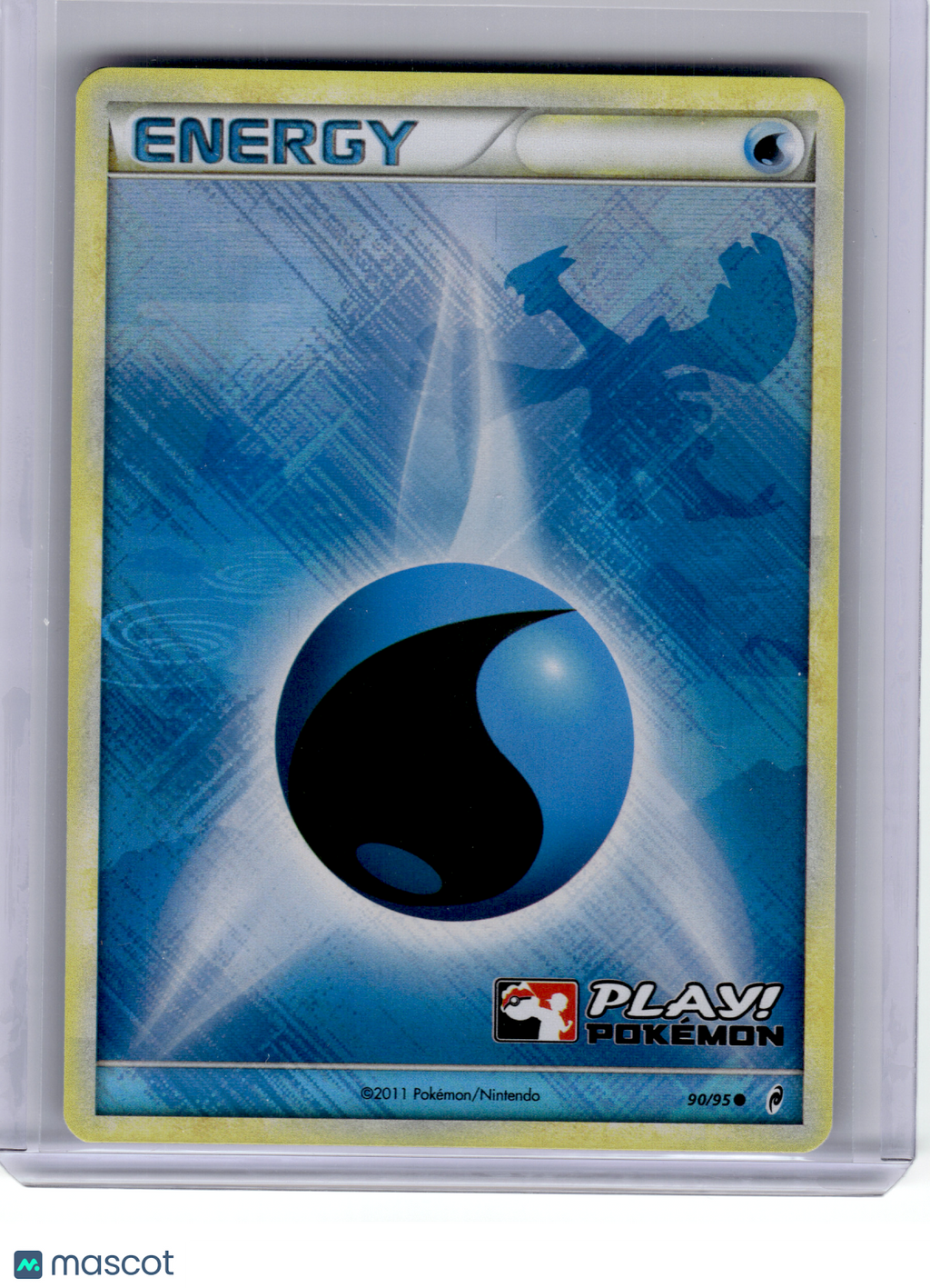 2011 Pokemon—Water Energy #90 League & Championship Cards—Common (Stamped)