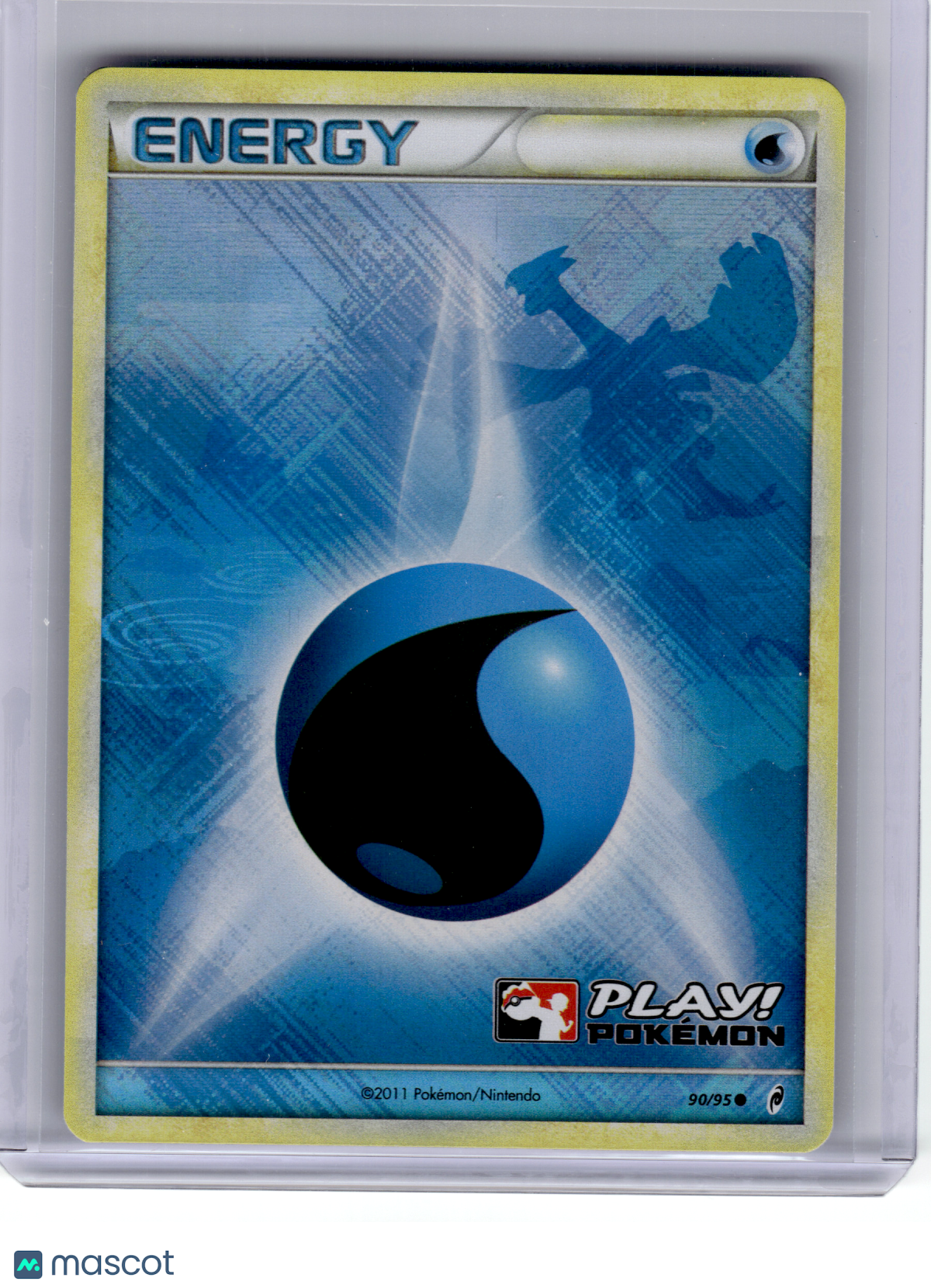 2011 Pokemon—Water Energy #90 League & Championship Cards—Common (Stamped)