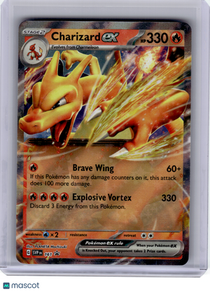 2024 Pokemon—Charizard ex #161 Scarlet & Violet—Black Star Promo Holo