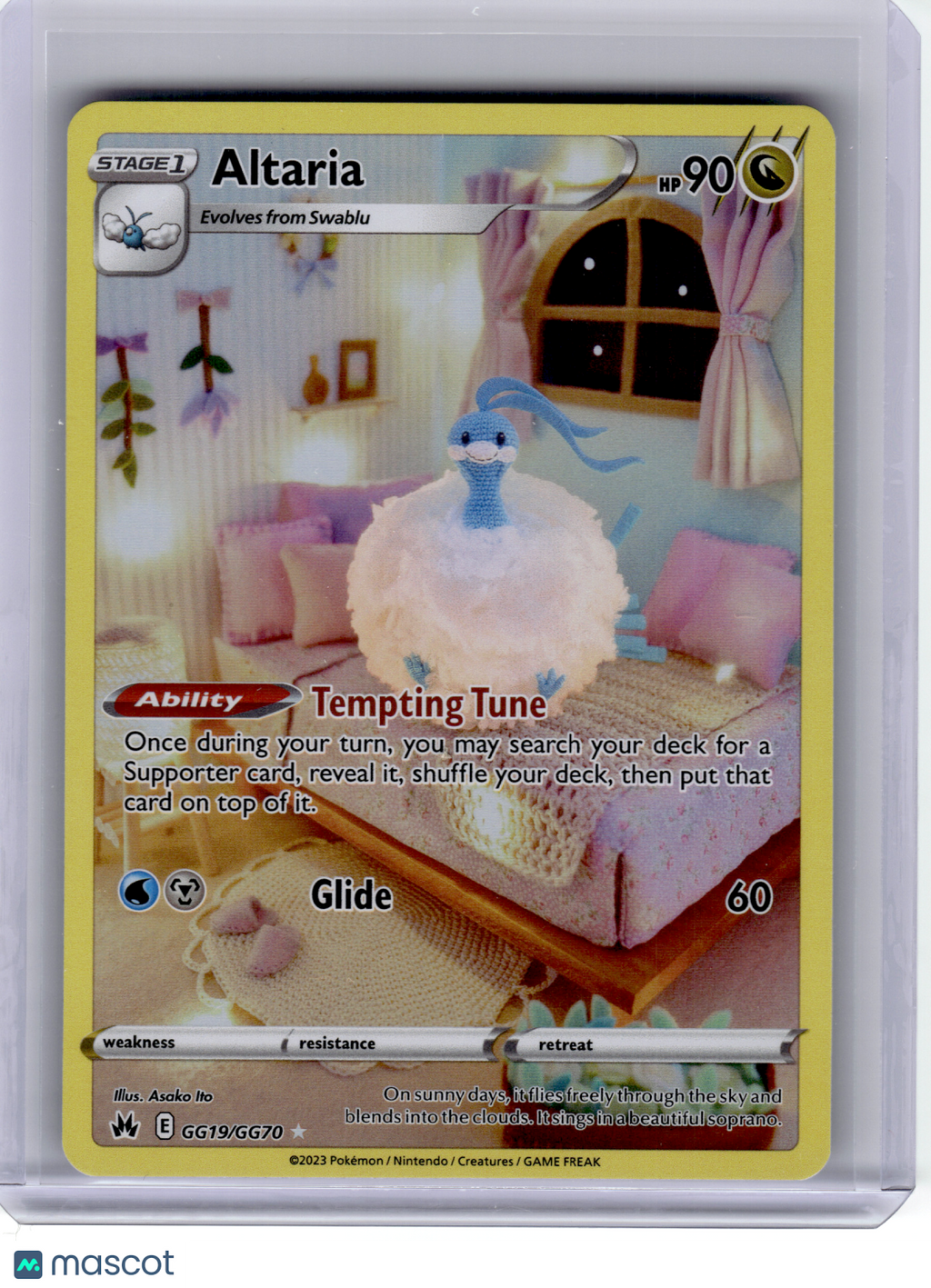 2023 Pokemon—Altaria #GG19 Crown Zenith: Galarian Gallery—Ultra Rare Holo