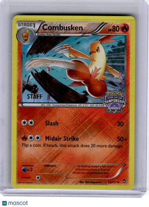 2014 Pokemon—Combusken #13 League & Championship—UC Reverse Holo (Stamped) [MP]