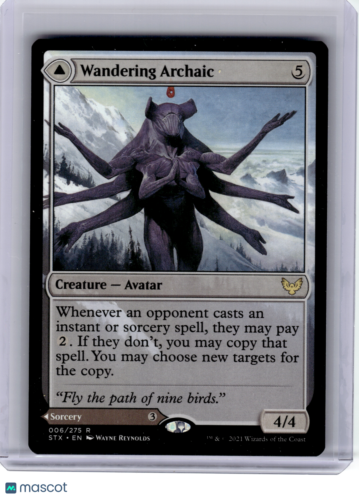 2021 Magic: TG—Wandering Archaic // Explore the Vastlands #6 STX—Rare Nonfoil