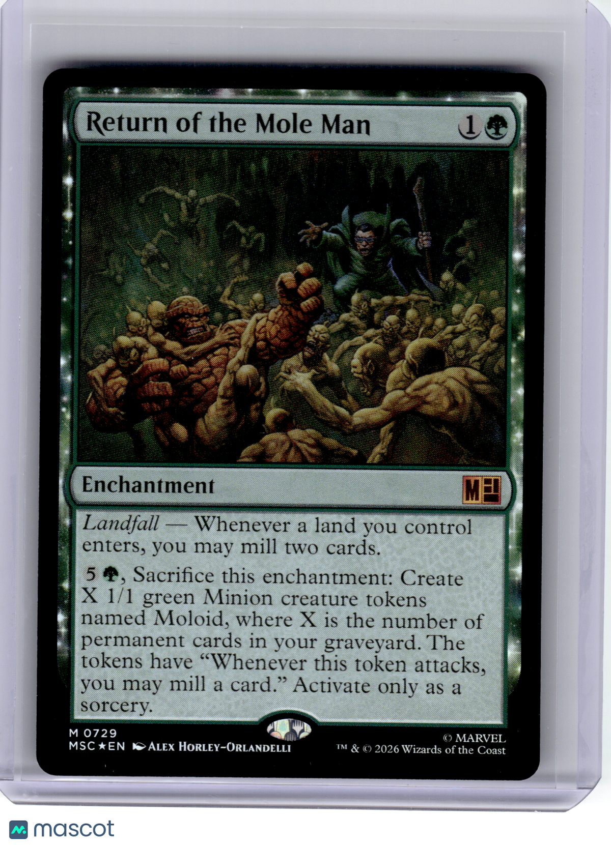 2026 MTG—Return of the Mole Man #729 Commander: Marvel Super Heroes—Mythic Foil