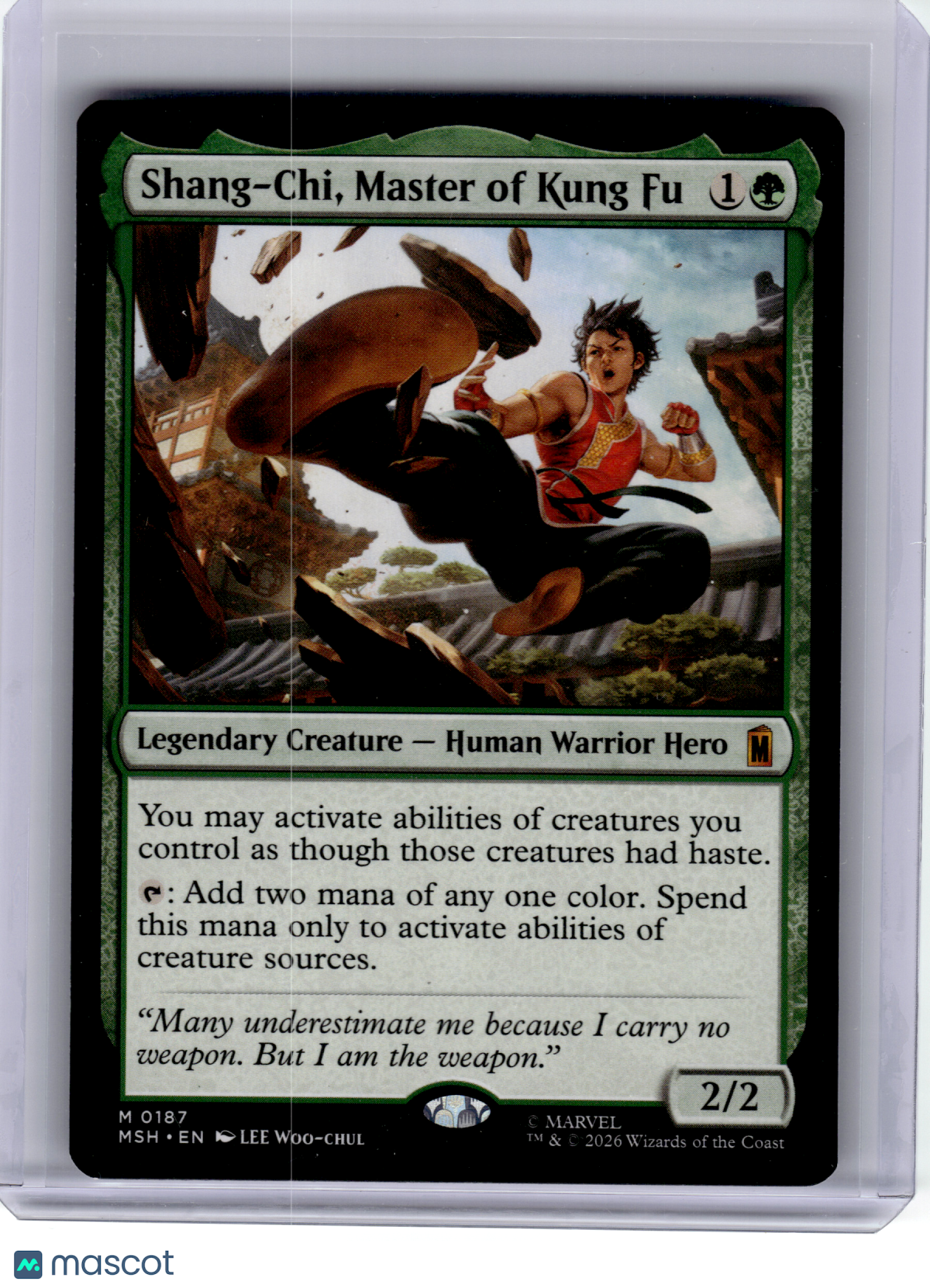 2026 MTG—Shang-Chi, Master of Kung Fu #187 Marvel Super Heroes—Mythic Nonfoil