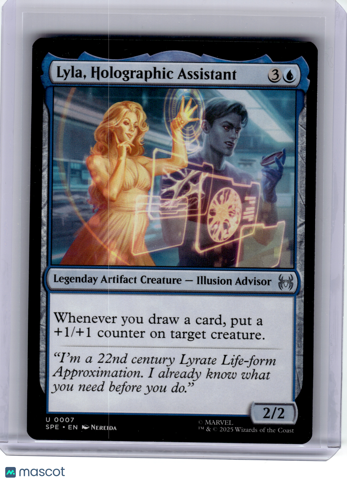 2025 MTG—Lyla, Holographic Assistant #7 SPE—Uncommon Nonfoil