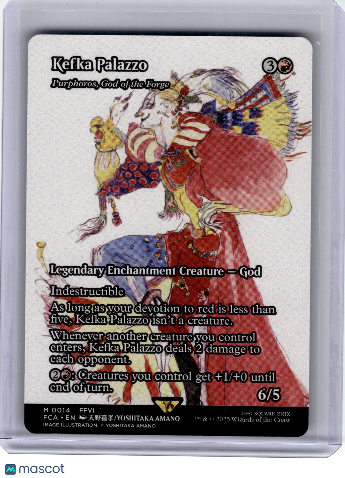 2025 MTG—Kefka Palazzo-Purphoros, God of the Forge #14 FCA—M Nonfoil (Showcase)