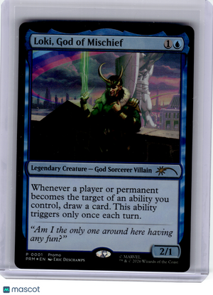 2026 Magic: The Gathering—Loki, God of Mischief #1 Media Promos—Promo Foil