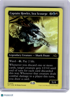 2025 MTG—Captain Howler, Sea Scourge #475 Aetherdrift—R Foil (First-Place Foil)