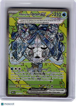 2025 Pokemon—Wellspring Mask Ogerpon ex #152 Prismatic Evolutions—SIR Holo