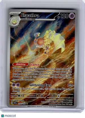 2023 Pokemon—Espathra #197 Paradox Rift—Illustration Rare Holo